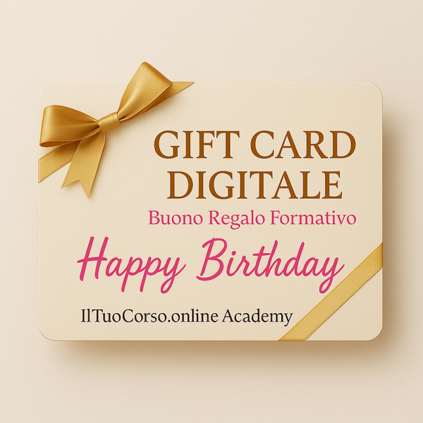 Giftcard compleanno