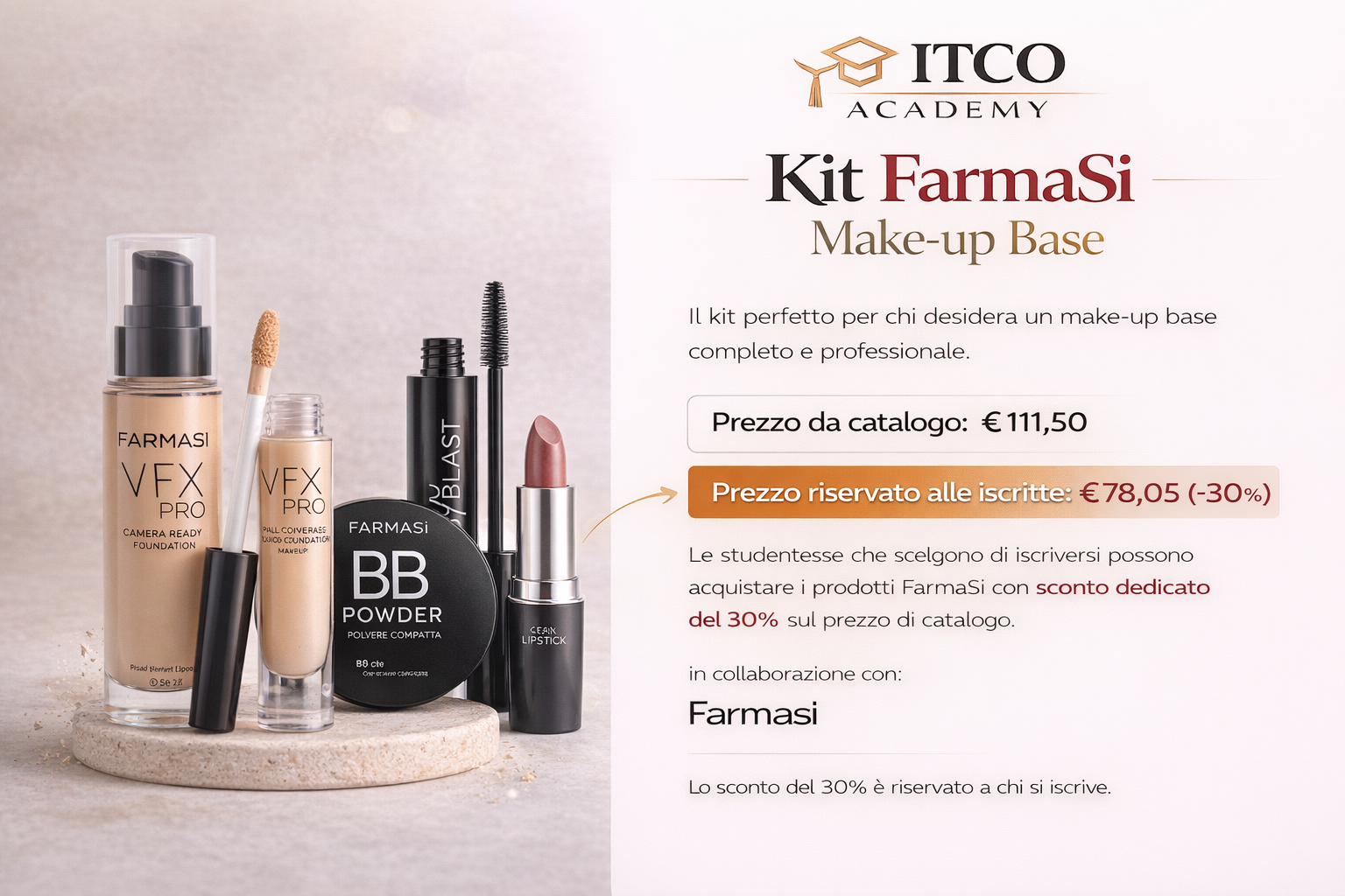 Kit FarmaSi Make-up Base