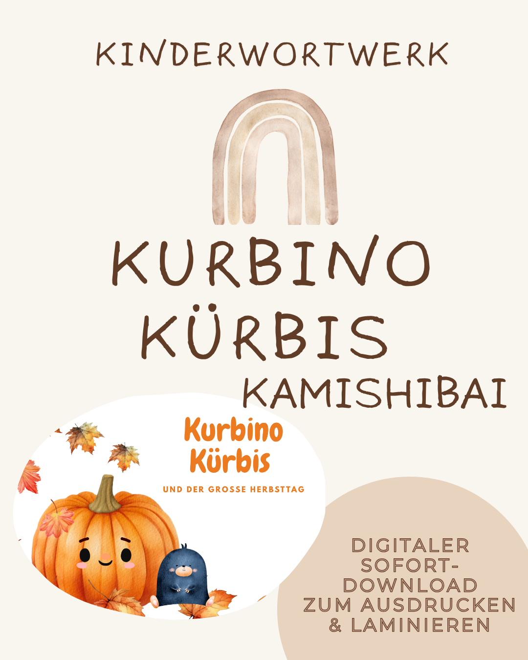 Kamischibai Kurbino Kürbis - Eine kleine Geschichte über kleine Gefühle