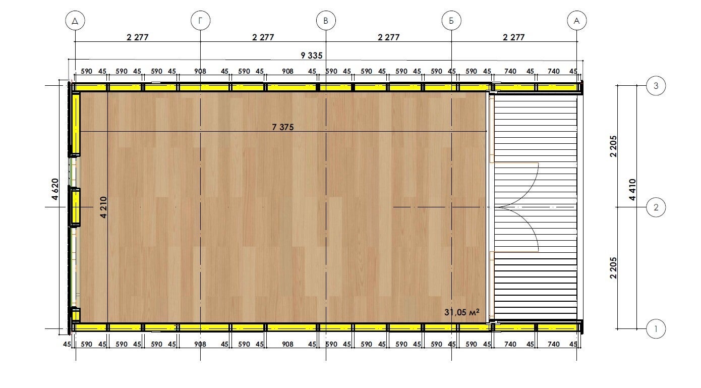Grange 45 m2 / Barn House | maison-kit-bois.com