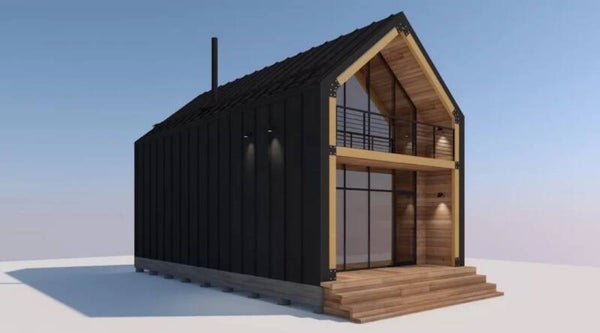 Maison Ossature Bois Type Grange 113 m2