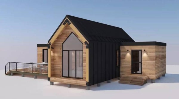 Maison Ossature Bois Type Grange 94m2