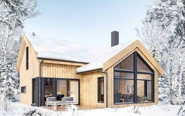 Maison Ossature Bois Type Grange 102 m2