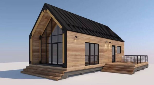 Maison Ossature Bois Type Grange 81 m2