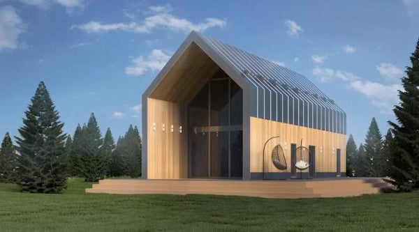 Maison Ossature Bois Type Grange 138 m2