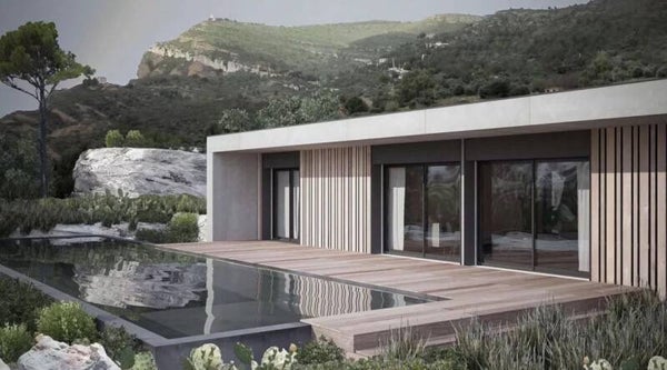 Maison moderne Toit plat 95 m2 / Maison Ossature Bois