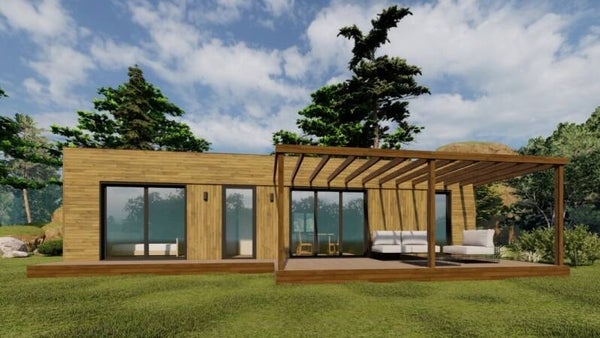 Maison Modulaire 48 m2 / Studio Jardin habitable
