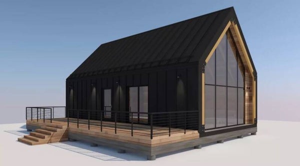 Maison Ossature Bois type Grange 112 m2