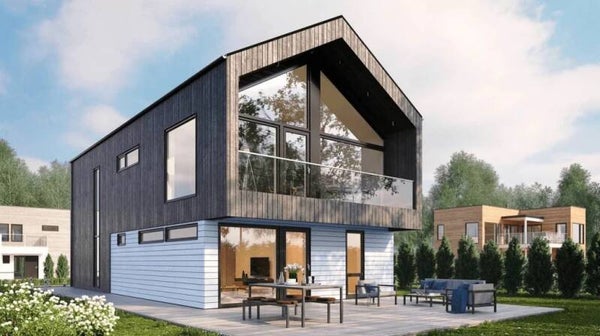 Maison Ossature Bois Type Grange 150 m2