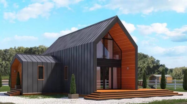 Maison Ossature Bois Type Grange 90 m2