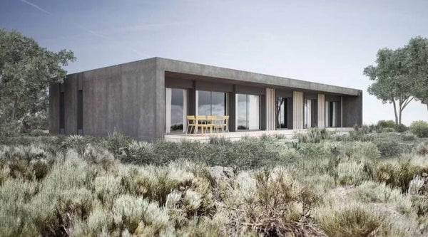 Maison Moderne Toit Plat 165 m2 / Maison Ossature Bois