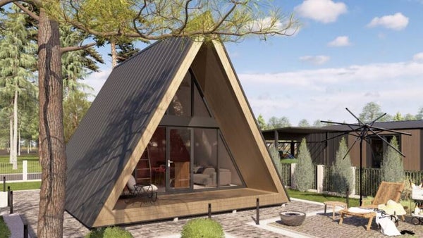 Maison en A / A-Frame 50 m2 / Maison ossature bois