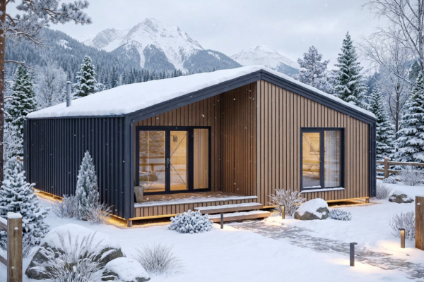 Lagom 95m2 / Maison terrain étroit