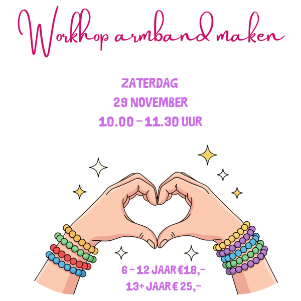 Workshop armband maken 29 november