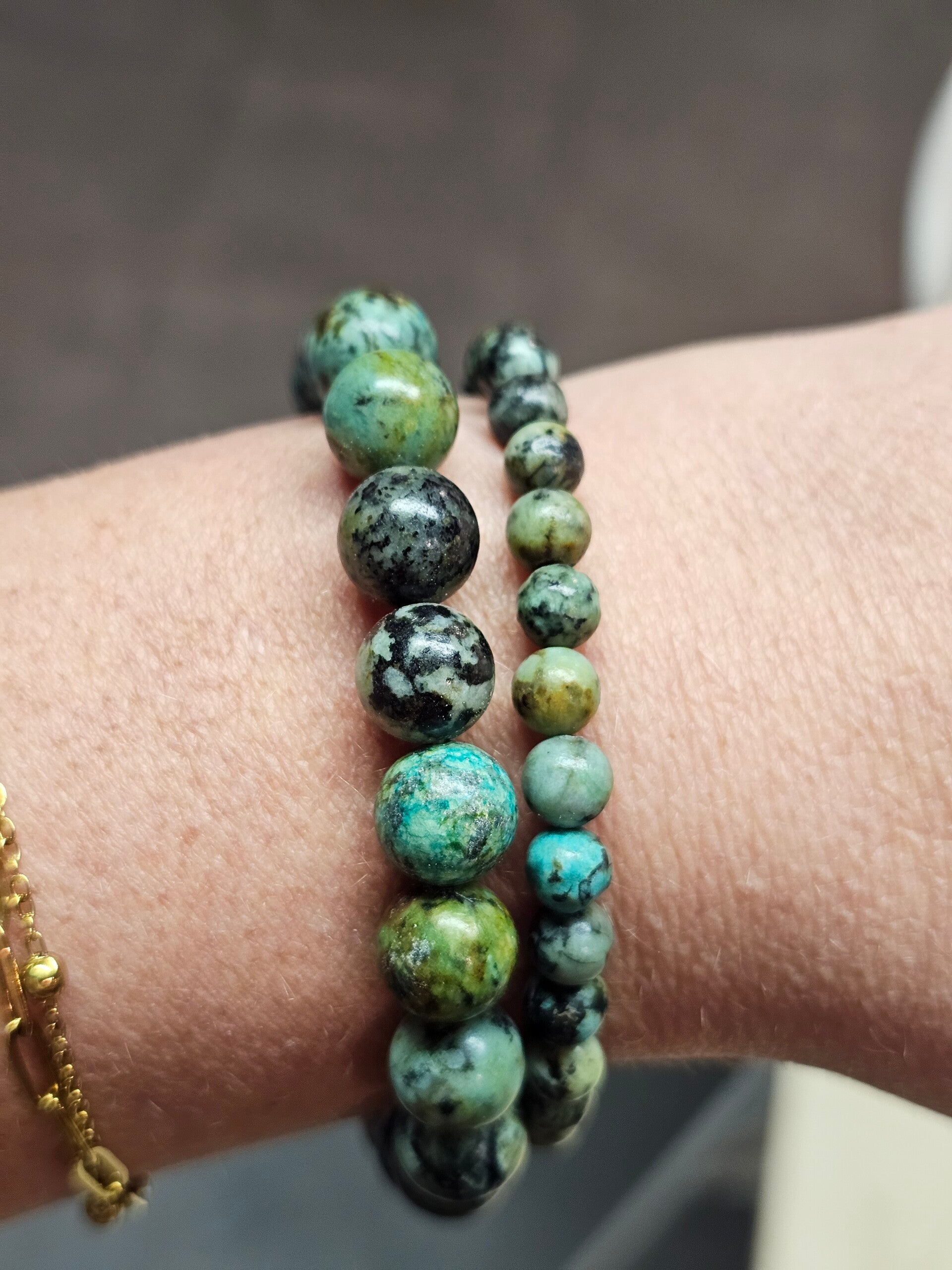 Afrikaanse Turkoois kogelarmband