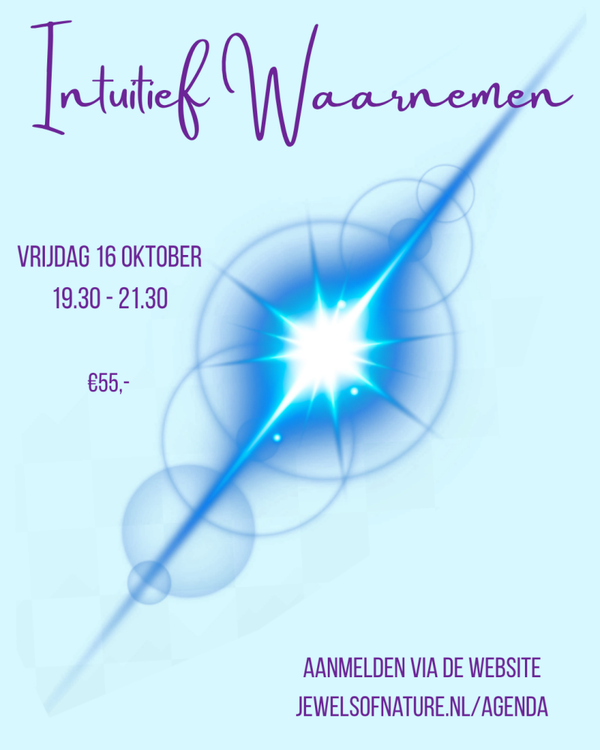 Intuitief  Waarnemen 16 oktober