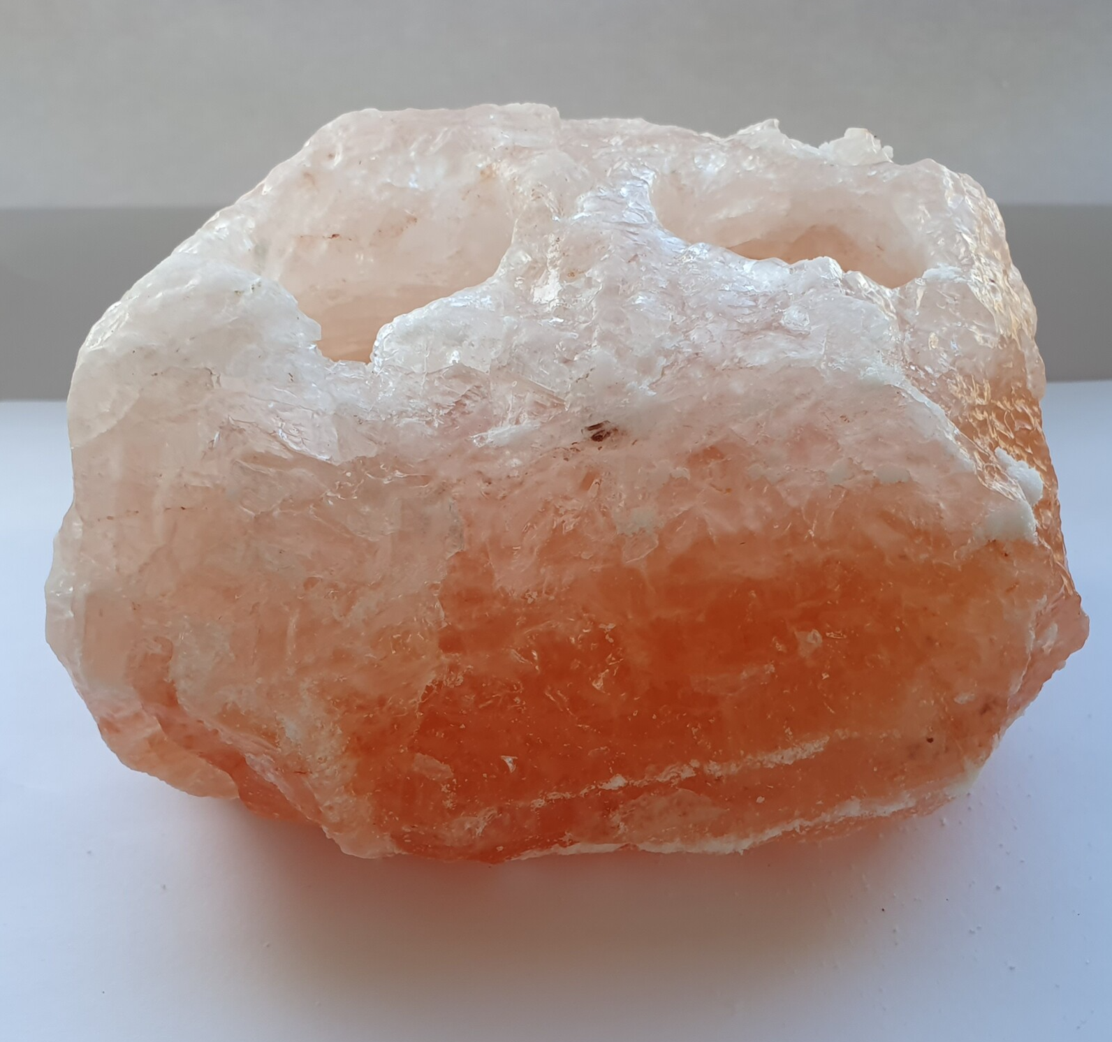 Himalaya zoutsteen waxine 2 gaten