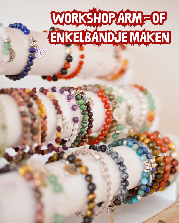 workshop arm - of enkelbandje maken woensdag 5 augustus