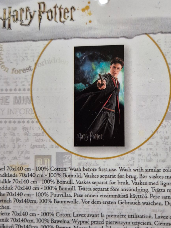 Harry Potter strandhanddoek katoen