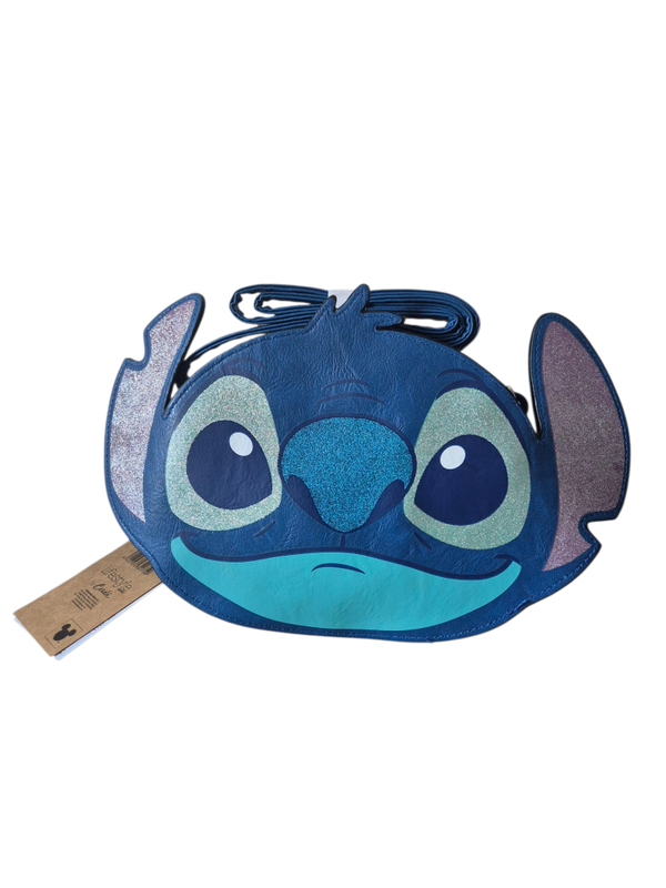 Stitch schoudertas glitter Disney