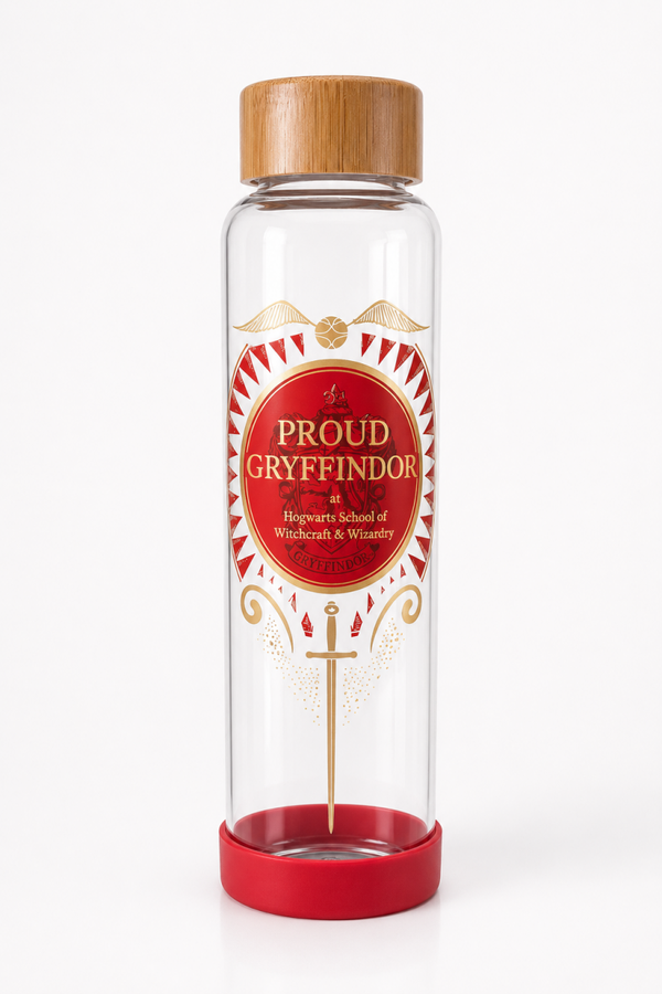Harry Potter waterfles glazen gryffindor