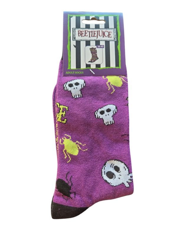 Beetlejuice sokken volwassen