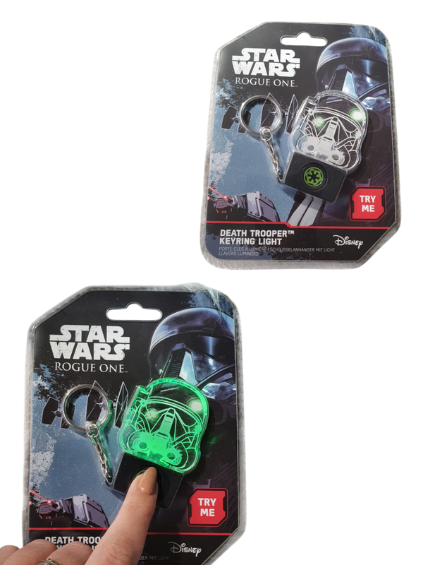 Star Wars lichtgevende sleutelhanger death trooper