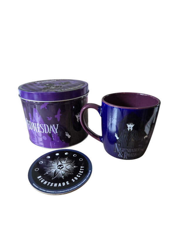 Wednesday metalen blik set