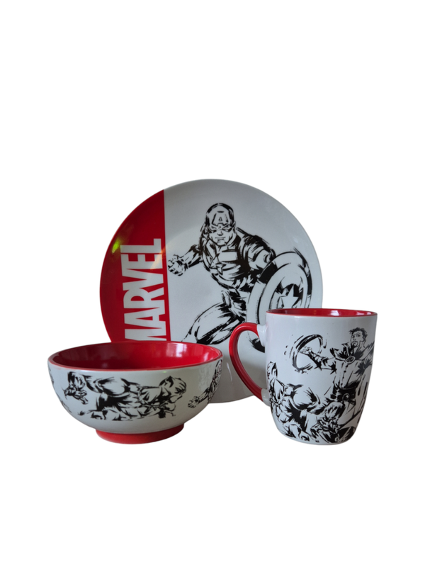 Marvel Avengers servies set 3 delig