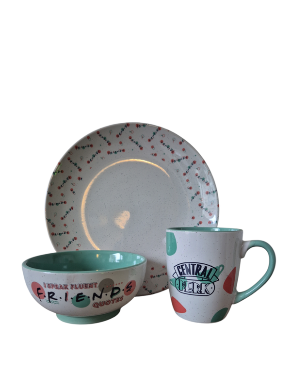 F.r.i.e.n.d.s servies set 3 delig