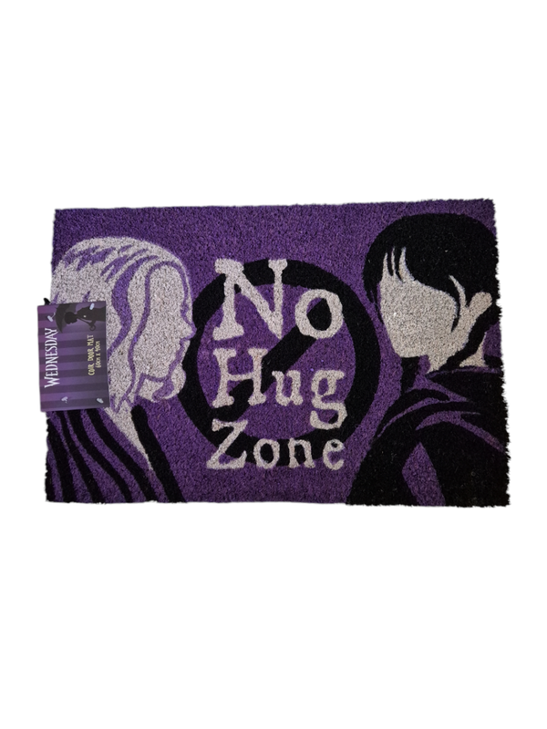 Wednesday deurmat no hug zone