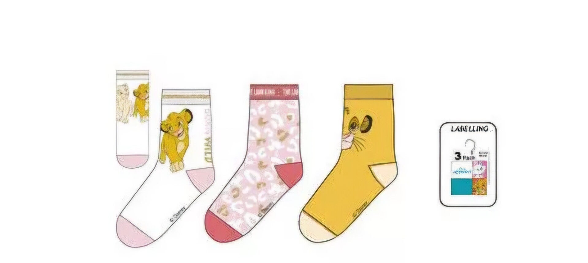 Disney Lion King sokken 3 pack kids