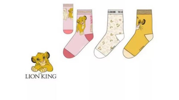 Disney Lion King sokken 3 pack kids
