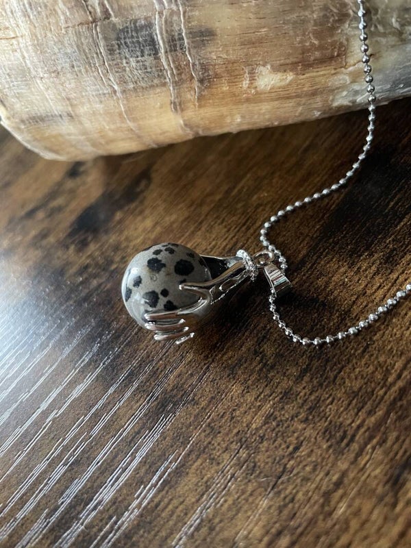 Healing Hands ketting Dalmatiër Jaspis
