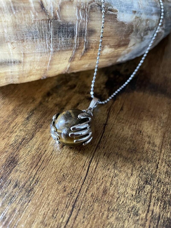 Healing Hands ketting Tijgeroog "bescherming"