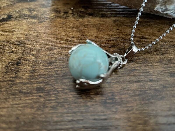 Healing Hands ketting Turkoois
