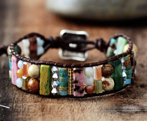 Bohemian armband onyx