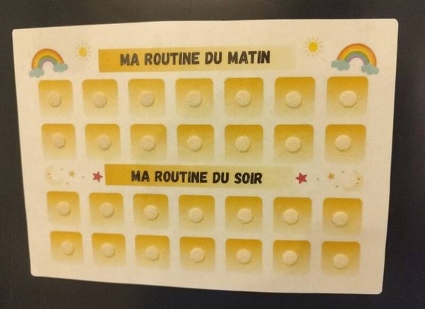 Tableau de routine 🎯