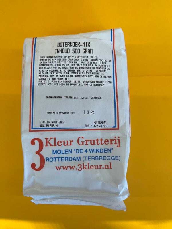 Boterkoek Bakmix van de molenaar 3 kleur uit Terbregge R'dam