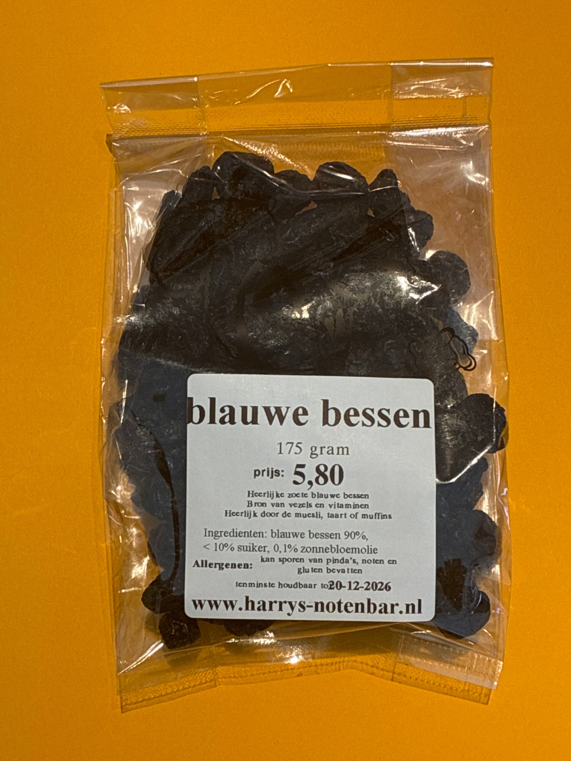 Blauwe bessen zakje van 175 gram