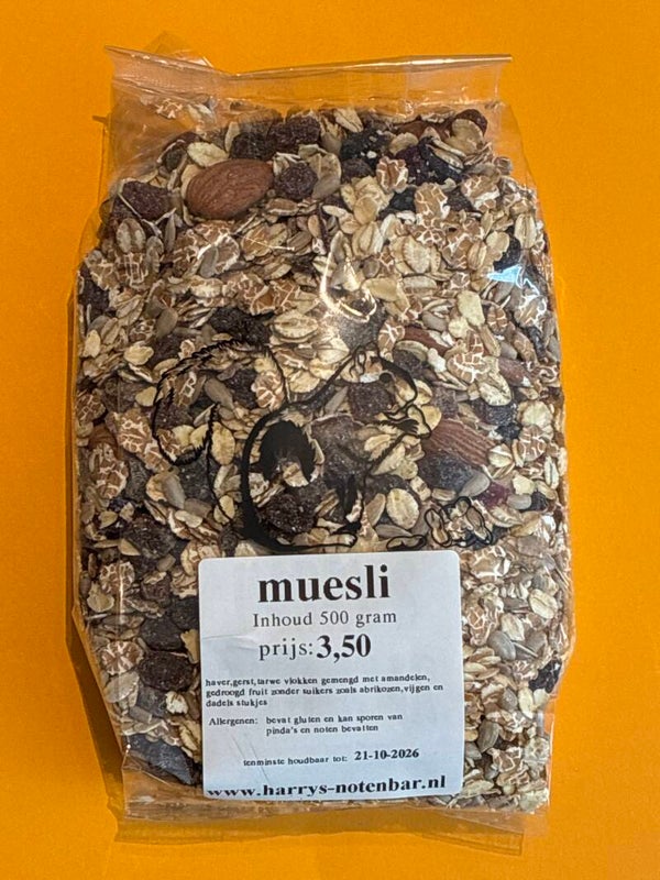 muesli zelf gemengd zonder toevoeging van suiker