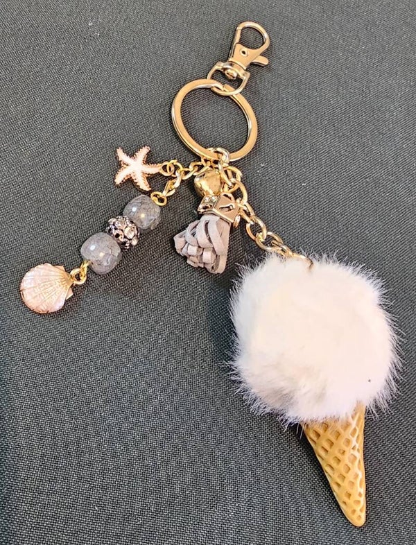 Sweet Scoop Artisanal Bag Charm