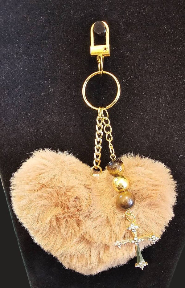 Handmade Fluffy Charm Keychain Collection