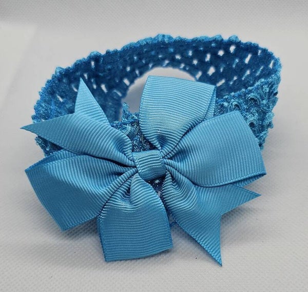 Girls Classic Bow Soft Headband