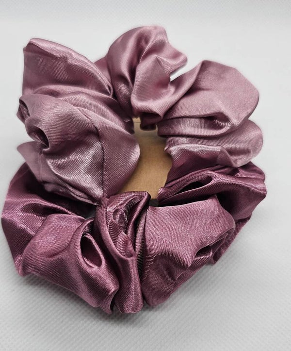 Premium Silky Satin Scrunchie Set