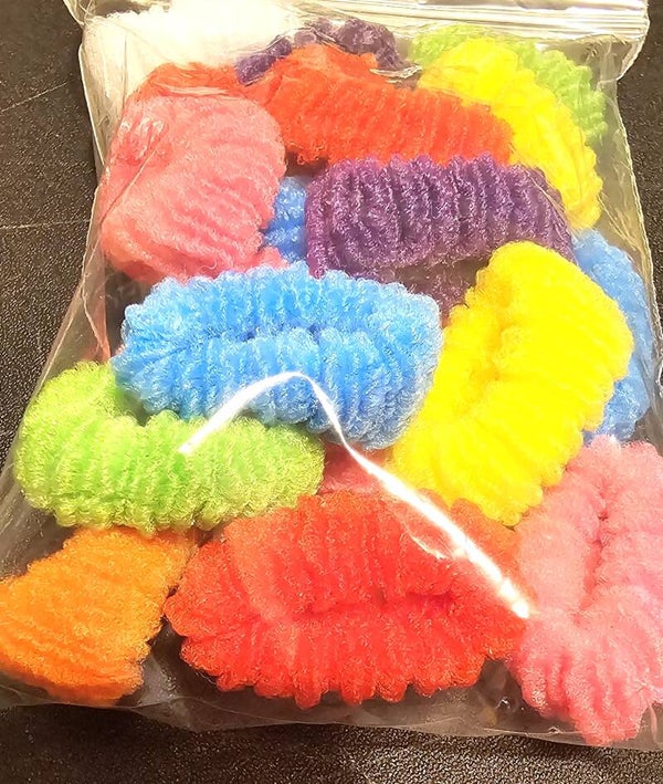 22-Piece Mini Spiral Hair Tie Set