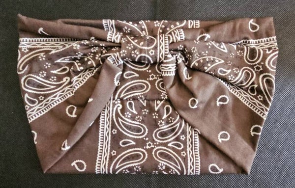 Boho Paisley Bandana Knot Headband