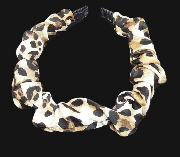 Animal Print Scrunchie Headband Collection