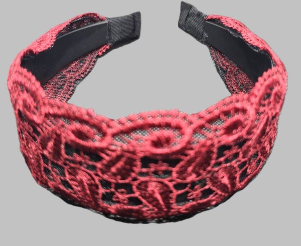 Elegant Vintage Lace Wide Headband