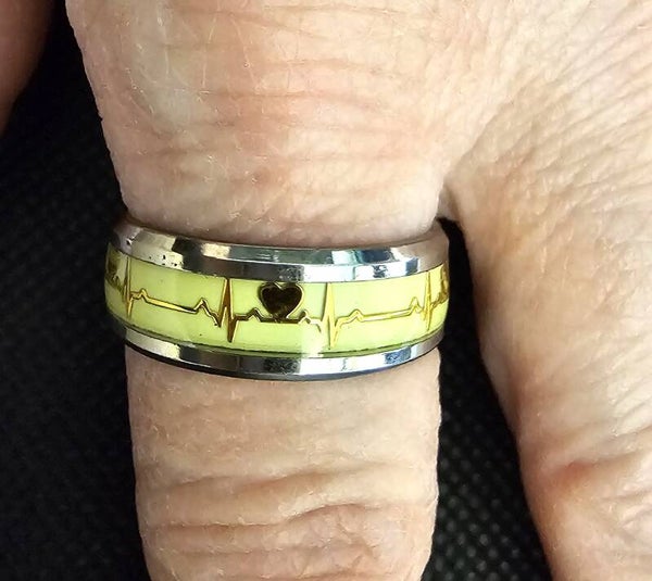 Unisex "Heartbeat" EKG Pulse Band
